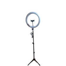 ANELLO LUMINOSO LED RING con ASTA SELFIE TREPPIEDI LUCE per TELEFONO TIK TOK 