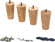 Gambe legno massello 4 - gambe,