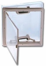 OBLO  CON MANIGLIE E ZANZARIERA 320 X 360 MM BIANCO