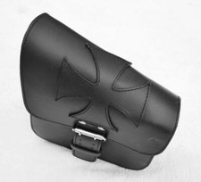Borsa Laterale IN Cuoio Croce Di Malta Harley Softail Fatboy Breakout VN Custom