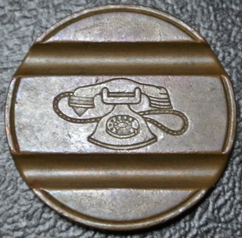 Vintage telephone token - vintage,