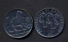 San Marino 100 Lire 1972 Il