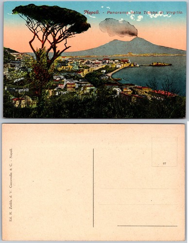 Cartolina napoli panorama - cartolina,