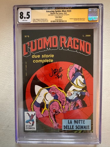 Uomo ragno cgc 8 - l'uomo,