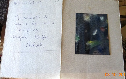 Matteo pedrali con - matteo, autografo