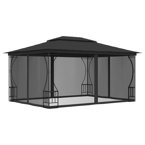 Vidaxl gazebo with nets - gazebo,