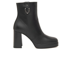 SCARPE TRONCHETTO DONNA NERO