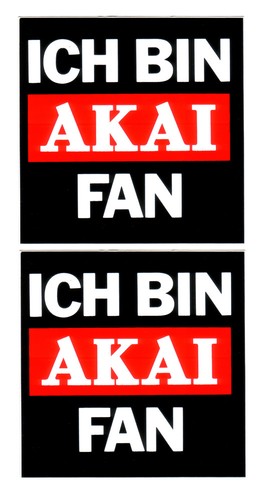 Akai audio adesivi - akai,