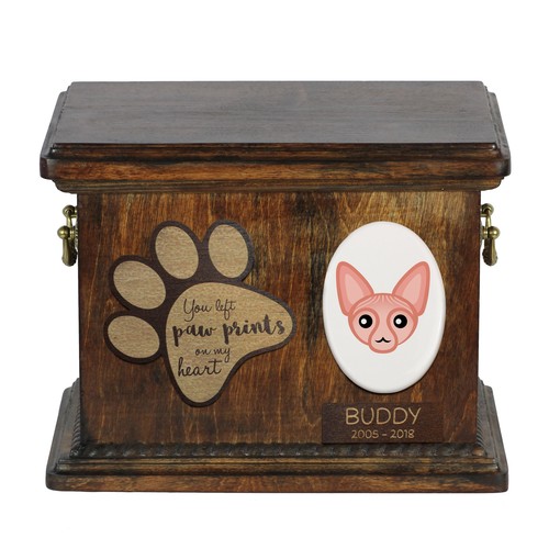 Sphynx urna legno con - sphynx,
