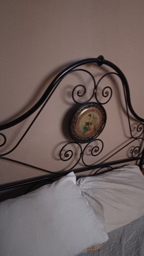 Letto ferro battuto piazza e - ferro,