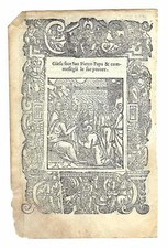 Stampa old print Gesù fece