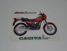 CAGIVA ALETTA ELECTRA 125 BROCHURE DEPLIANT PROSPEKT (L 16)