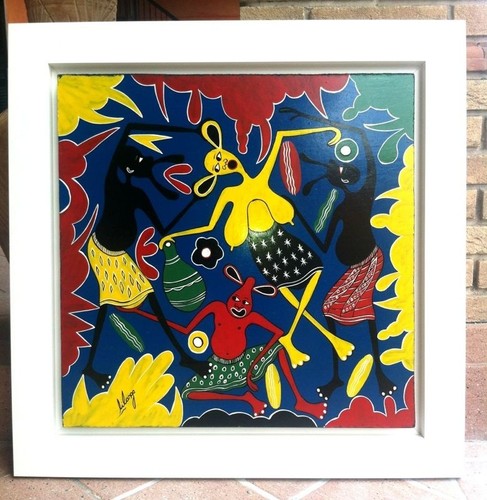 George lilanga olio 61x61 - olio,
