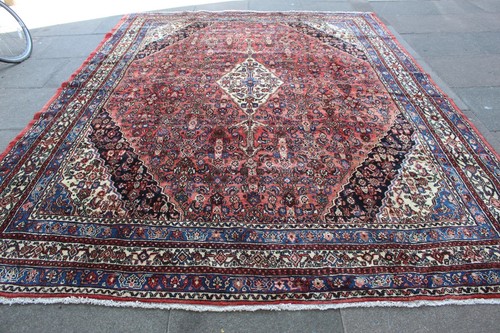 Tappeto grande vintage - fatto, a