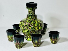 Set Da Rosolio In Vetro Di Murano Anni 50 