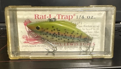 Vintage bill lewis rat trap - lewis, rat-l-trap