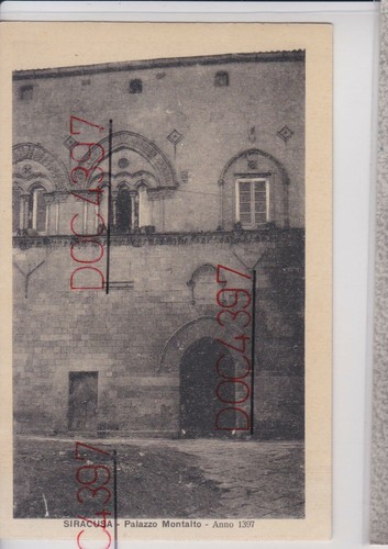 Siracusa palazzo montalto - palazzo, fpnv