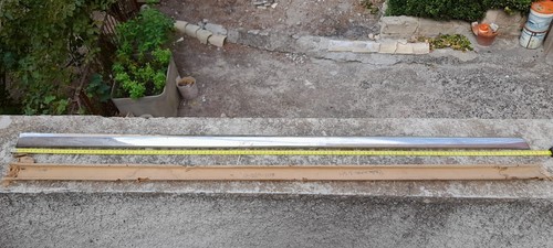 Modanatura sottoporta cromata - sottoporta,