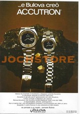 Pubblicità Orologi Bulova