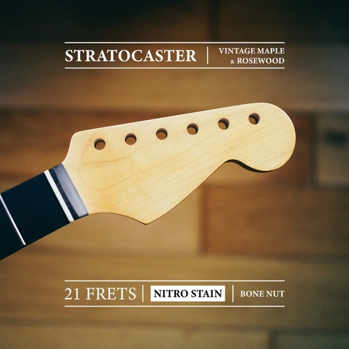 Collo stratocaster acero e - -,