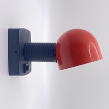 RED APPLIQUE LAMPADA WALL/TABLE VINTAGE 70s VENETA LUMI flos artemide space age