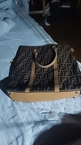 Borsa tote fendi zucca tela - tote,
