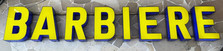 Insegna Luminosa Barbiere Filo Neon 185cm