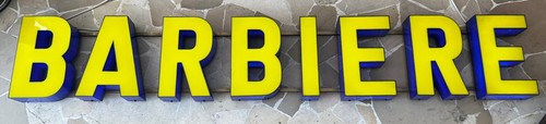 Insegna luminosa barbiere - barbiere, filo
