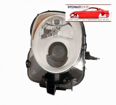Faro c motorino - dx, h7-h1