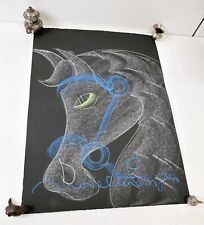 Gesso Su Carta Quadro Arte Italiana Firmato Novella Parigini misure 71 x 50 cm.