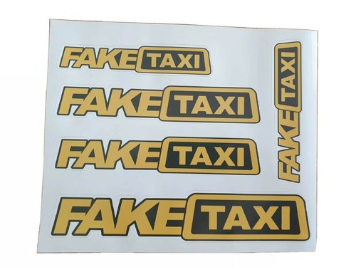 Fake taxi sticker - x, 5