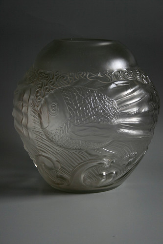 Antico vaso vetro art deco - vaso, in