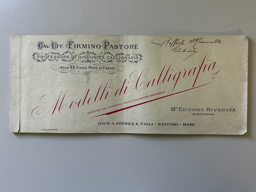 Modelli calligrafia cav - di,