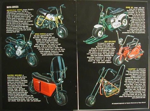 Guida alle mini - bici, 1970