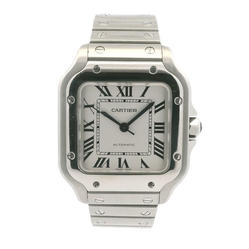 Cartier santos stainless steel - cartier,
