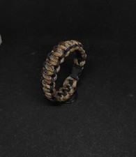 Bracciale Paracord Military Black/Zso Camo - Outdoor fatto su misura 