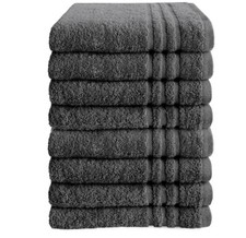 Asciugamano Bagno Grigio Scuro