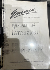 EMU EMAX 1 Manuale cartaceo in