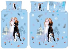 Set lenzuola copripiumino singolo matrimoniale Disney Frozen reversibile