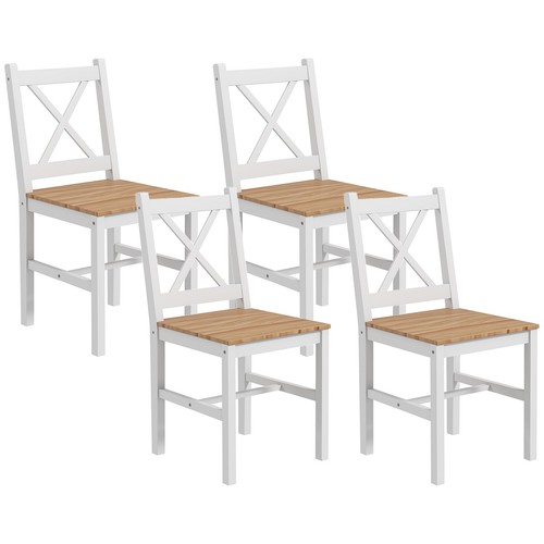 Homcom set sedie per cucina - 4,