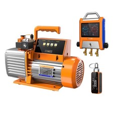 Elitech EMG-20V Manometro collettore digitale HVAC e pompa vuoto intelligente SVP-7 7 CFM