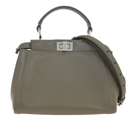 Borsa mano fendi grigia - a,