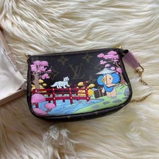 Bellissima borsa Louis Vuitton edizione limitata mini pochette accessori Taka