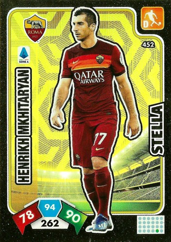 Mkhitaryan card stella roma - card,