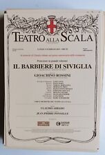 IL BARBIERE DI SIVIGLIA G. ROSSINI 11 FEBBRAIO 2019 LOCANDINA TEATRO ALLA SCALA
