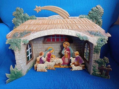 Antica faltkrippe presepe - antica,