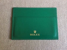 Porta Garanzia Pelle Verde Rolex codice 4119209.05 - Seconda Versione