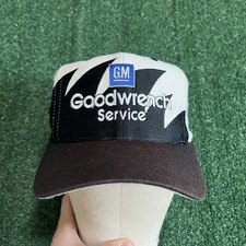 Cappello vintage logo atletico Dale Earnhardt Goodwrench servizio denti di squalo snapback anni 90