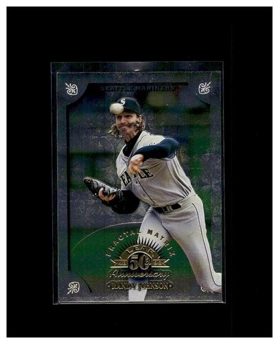 1998 leaf randy johnson - leaf,
