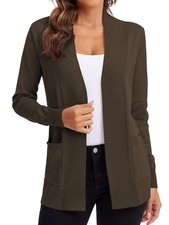 Cardigan donna aperto davanti